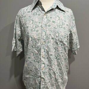 Børn silk cotton‎ blend button up shirt